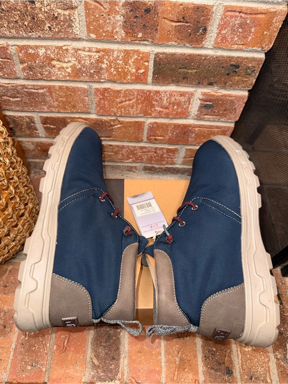 Hey Dude Spencer Eco Indigo Boots Men’s Size 12 Lightweight Comfort NWT